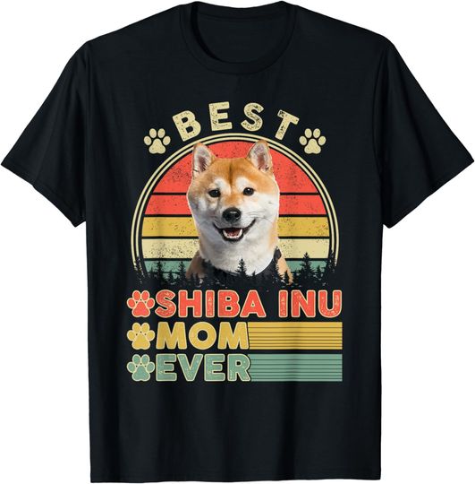Discover Best Shiba Inu Mom Ever Shiba Inu Lover Dog Mom Mothers Day T-Shirt