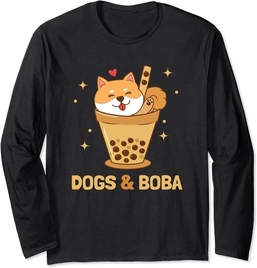 Discover Dogs and Boba Dog Daddy Dog Mom Dogfather Shiba Inu
