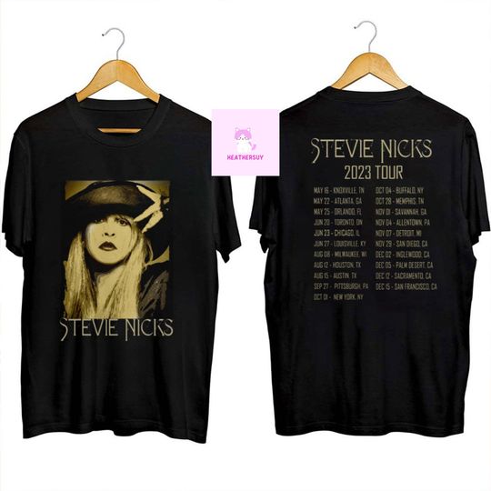 Discover Stevie Nicks North American Tour 2023 2Sided Shirt, Stevie Nicks Fan T-Shirt