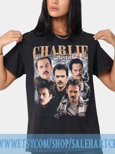 Discover Charlie Swan Vintage 90's Tee, Billy Burke Fan Made Tee