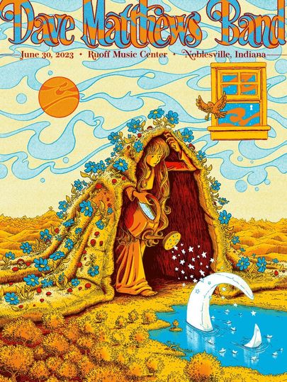 Discover Dave Matthews Band - Noblesville, IN 2023 Poster