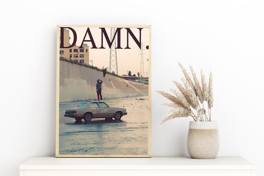 Discover Damn Kendrick Lamarr Poster, Albums Cover Poster
