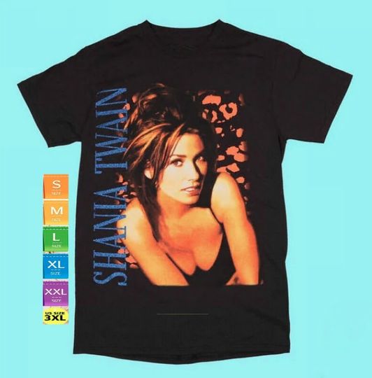 Discover Shania Twain Vintage Country Concert Tour Tee Rock to the Music Shirt