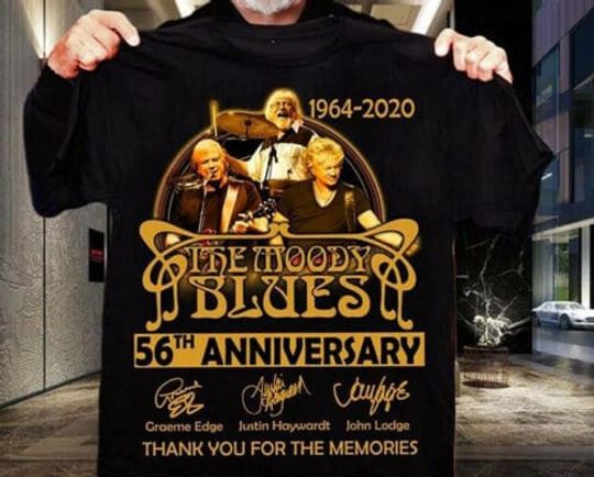 Discover The Moody Blues Lovers 56th Anniversary 1964 2020 Signature Shirt