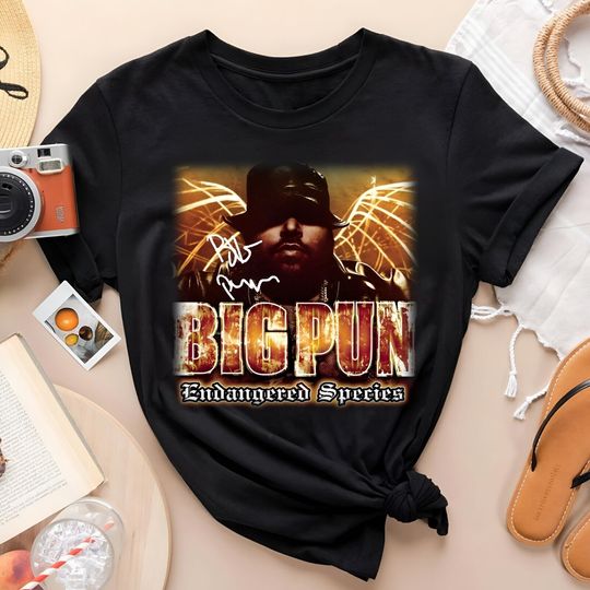 Discover Big Pun Endangered Species Album Shirt, Big Pun Tour T-shirt