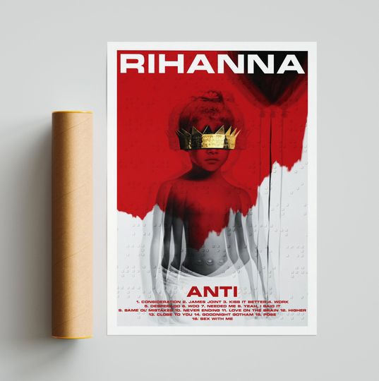 Discover Rihanna Posters ,Anti Poster , Album Cover Poster