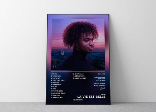 Discover Album Poster Life Is Beautiful by Gambi | Poster Gambi