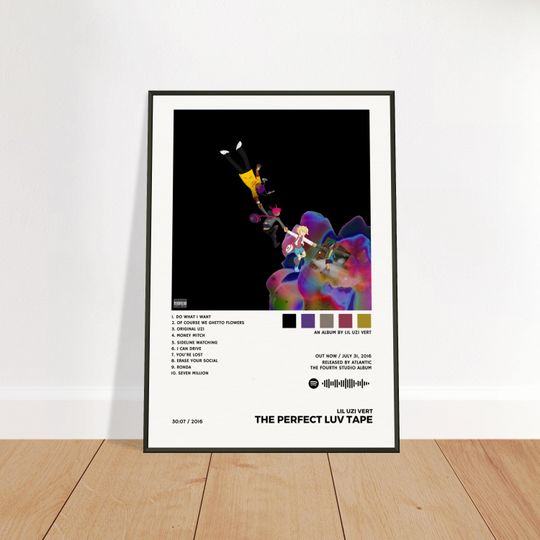 Discover Lil Uzi Vert Poster, Perfect Luv Tape Album Poster
