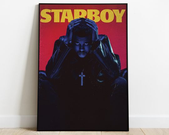Discover Weeknds Starboy Album Cover Poster Print, Weeknds Poster