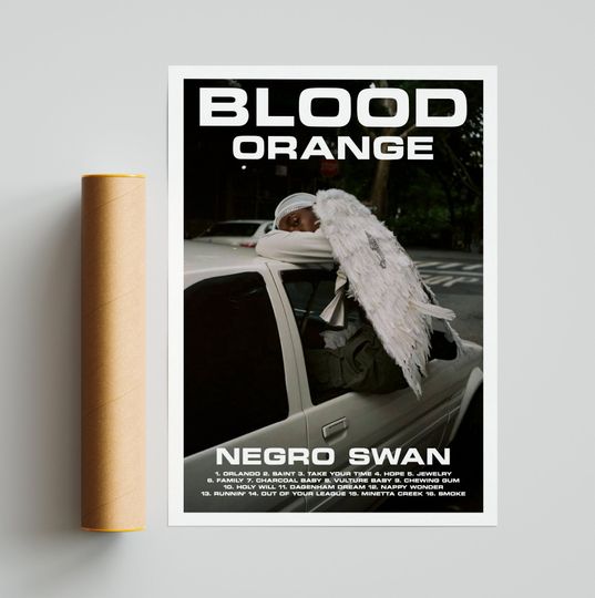 Discover Blood Orange Posters,Negro Swan Poster,Album Cover Poster
