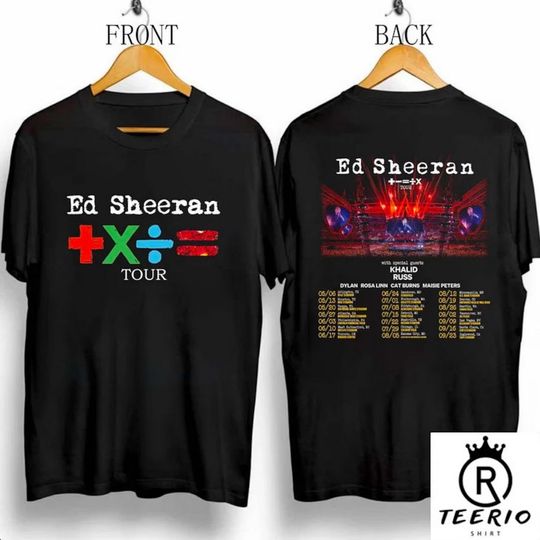 Discover Ed Shee Tour 2023 Printed Shirt, Vintage Design