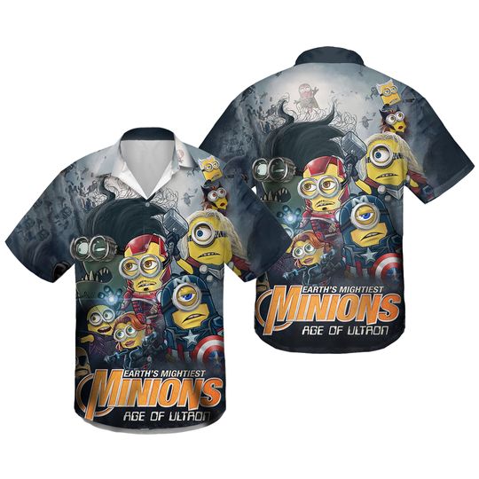 Discover Minion All Over Print 3D Hawaiian Shirt