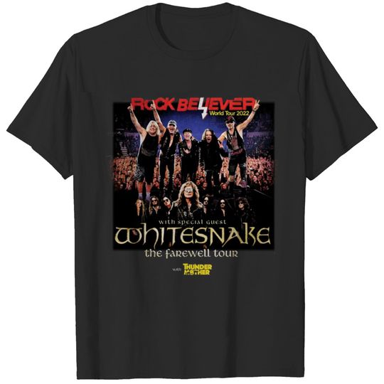 Discover Scorpions Rock Believer World Tour Shirt - Whitesnake Rock Believer North American Tour Shirt