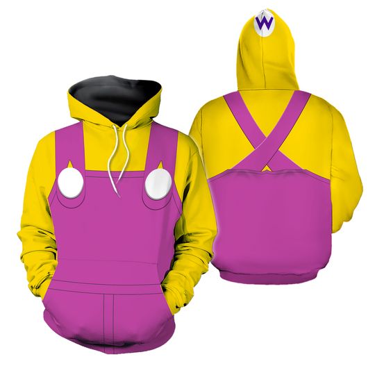 Discover Wario Mario Halloween Costumes Hoodie
