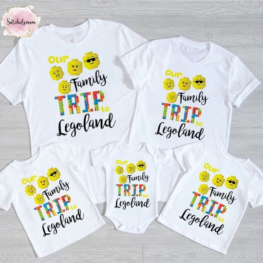 Discover Building Bricks Family Trip Shirt, Brick Birthday T-Shirt, Building Block Birthday Family Matching Shirt, Master Builder Shirt