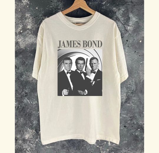 Discover James Bond Movie Shirt, James Bond Shirt, Vintage Tshirt