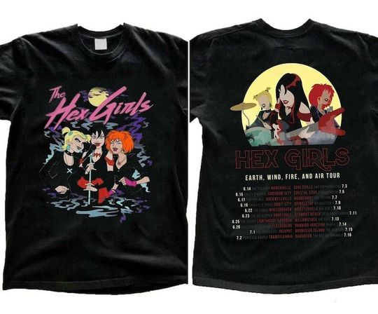 Discover The Hex Girls Rock Band Music T-Shirt, The Hex Girls Shirt
