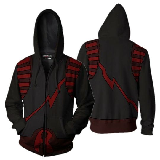 Discover Hero Anime Hoodie, 3D Cosplay Zip Hoodie