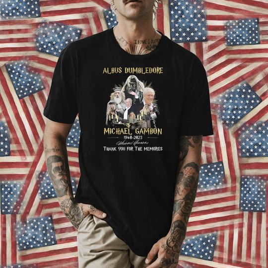 Discover Michael Gambon Albus Dumbledore 1940-2023 Memories T-Shirt
