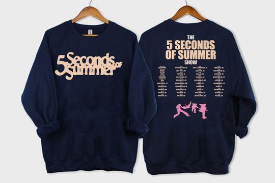 Discover 5 Seconds of Summer Shirt, 5SOS  Sweatshirt , 5 Seconds of Summer Show World Tour 2023 T-Shirt