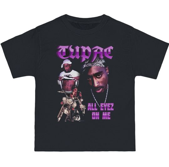 Discover Vintage Tupac Shirt, Hip-Hop Graphic Tee, Urban Streetwear, Tupac Shakur Tee