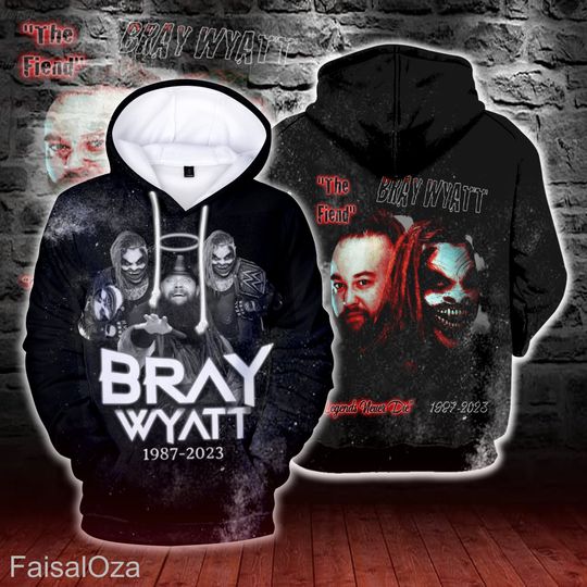 Discover R.I.P Bray Wyatt Vintage Shirt, The Fiend Hoodie
