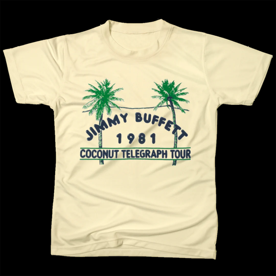 Discover New We miss you Jimmy Buffett T Shirt choose Naturalor Yellow Haze