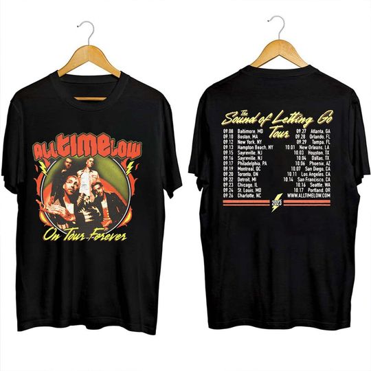 Discover All Time Low The Sound of Letting Go Tour T-Shirt