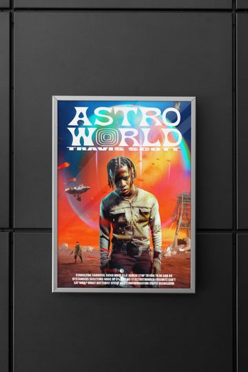 Discover Travis Poster - Astroworld Album Artwork
