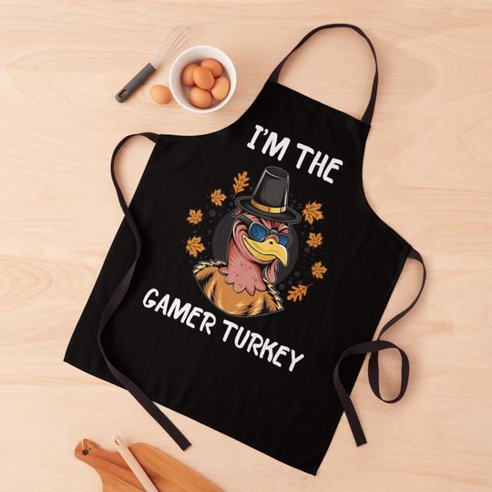 Discover Funny Turkey Thanksgiving Kitchen Apron