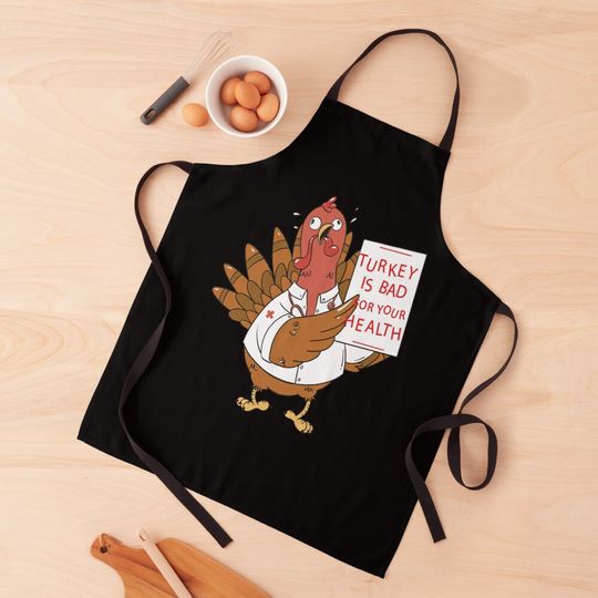 Discover Funny Turkey Thanksgiving Kitchen Apron