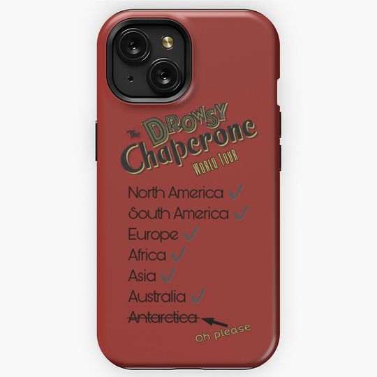 Discover The Drowsy Chaperone world tour iPhone Case