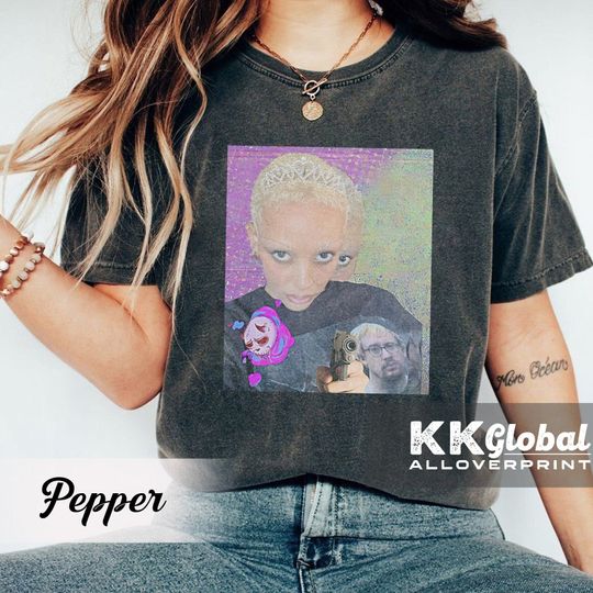 Discover Not Kitten Doja Cat Wearing Sam Hyde T-Shirt
