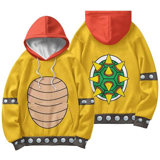 Discover Yellow Dinosaur Boss 3D Hoodie, Family And Friend Nostalgia