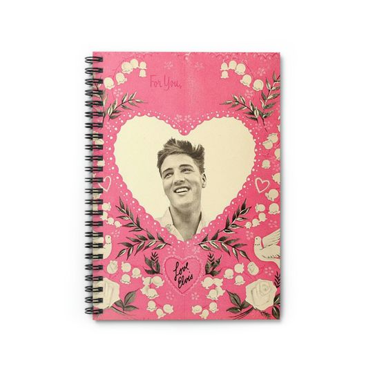Discover Elvis Presley Spiral Notebook - Ruled Line - Gift for Him/Her