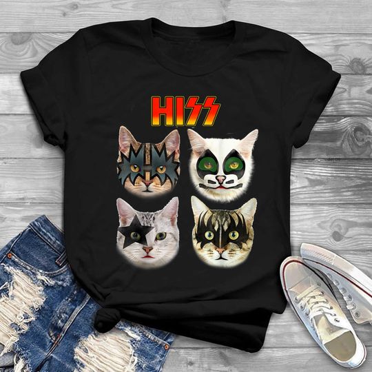 Discover Cat Hiss T-Shirt for Cat Lovers