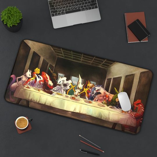 Discover The Last Supper PKM Video Game Gamer Desk Mat