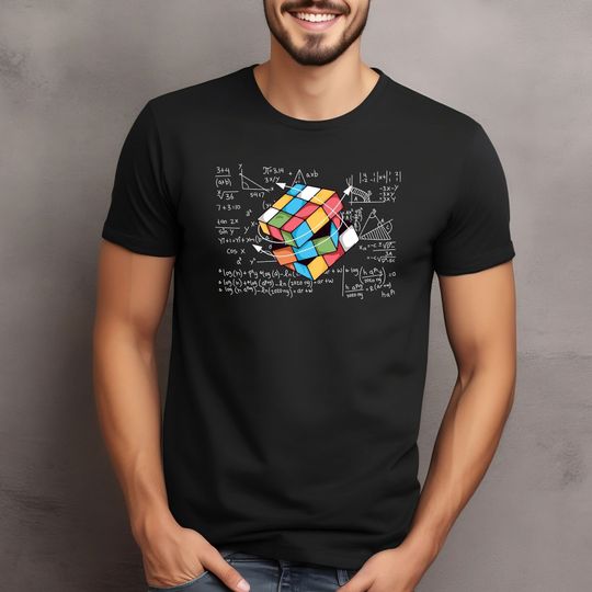 Discover Colorful Rubiks Cube T-Shirt, Cube Game Math T-Shirt, Rubiks Lover T-Shirt