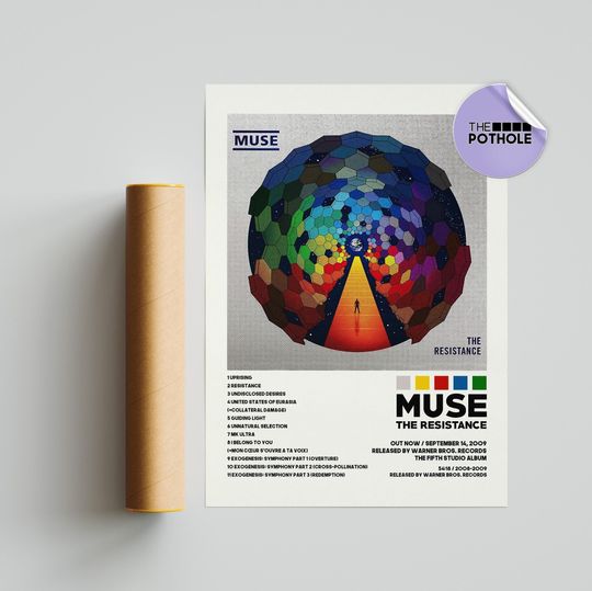 Discover Muse Posters / The Resistance Poster / Muse, Album Cover Poster