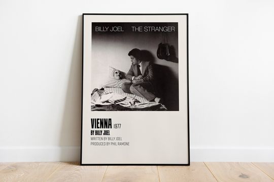 Discover Billy Joel Vienna Poster, Billy Joel Beautiful Poster