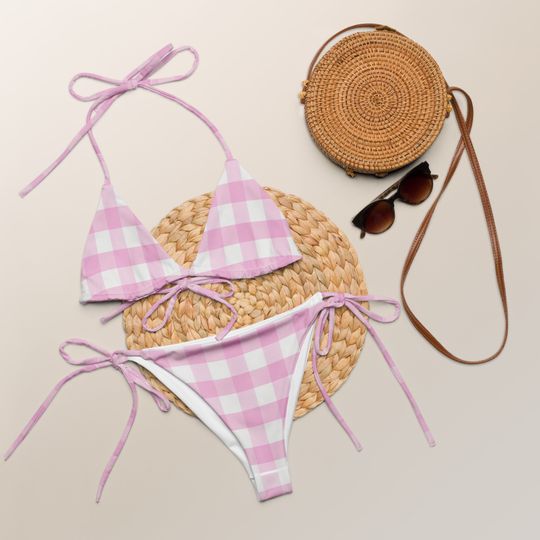 Discover Barbie Pink Women's Sling Bikini Swimsuits