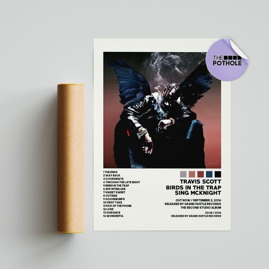 Discover Travis Birds In The Trap Poster