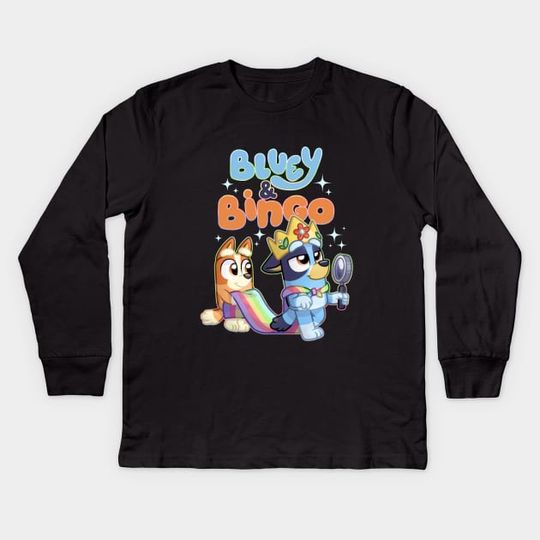 Discover BlueyDad - BlueyDad - Kids Long Sleeve T-Shirt