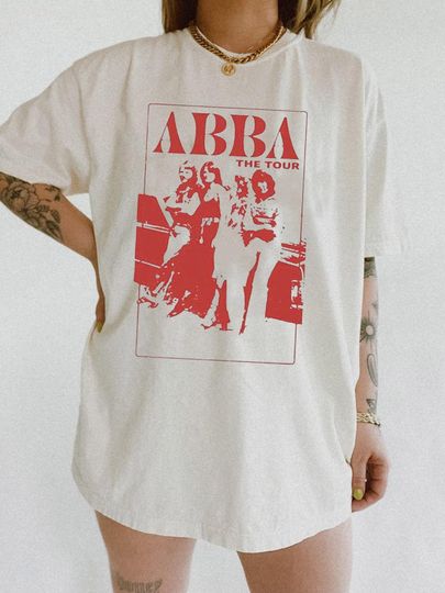 Discover AB. BA vintage shirt, The 1979 tour shirt