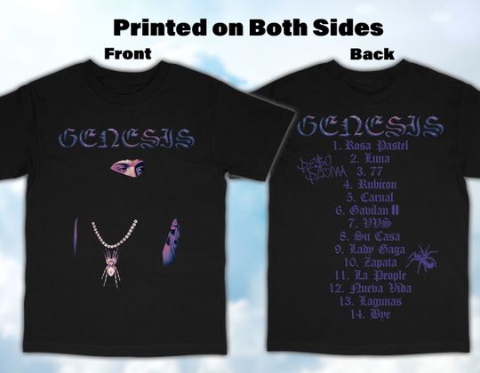 Discover Peso Pluma Genesis Album Merch Shirt