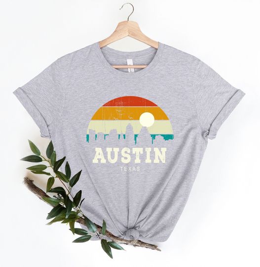 Discover Austin Texas Skyline T-Shirt - State City Tee