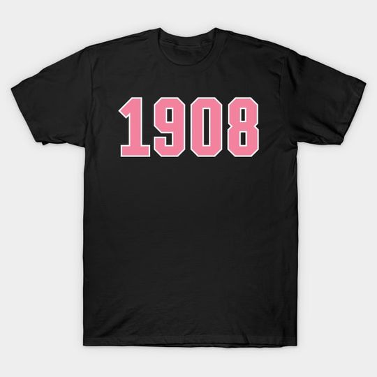 Discover 1908 AKA Pretty Girls Ivy Pearls Pink Green Phirst Pham T-Shirt