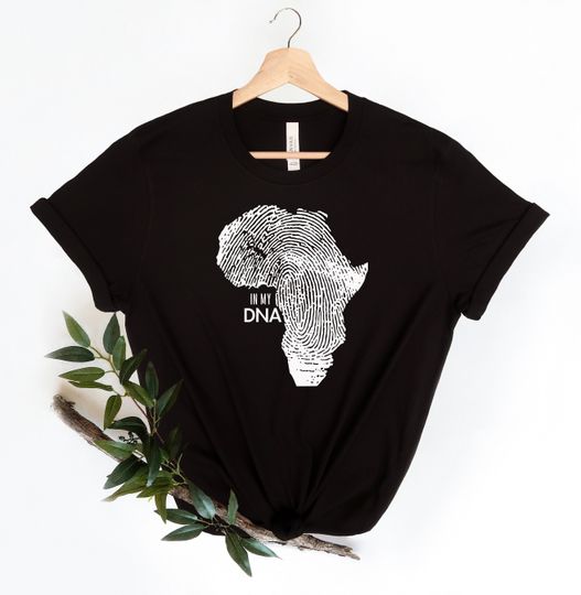 Discover In My DNA Africa Heritage T-Shirt - Proud Design