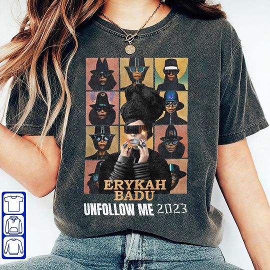 Discover Erykah Badu Shirt, Unfollow me Tour 2023 Shirt, Erykah Badu 2023