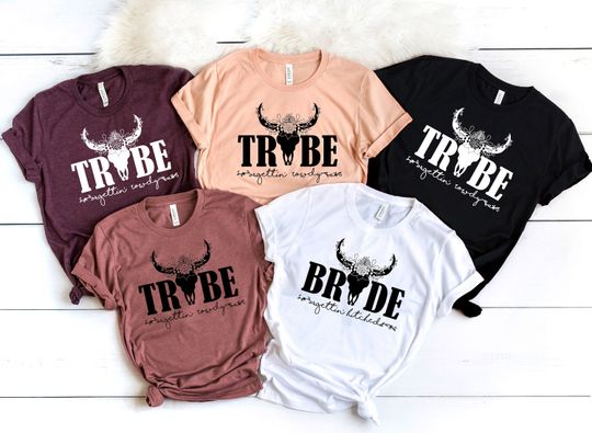 Discover Gettin Hitched Gettin Rowdy Cowboy Country Bachelorette Shirts, Bridal Party Shirts
